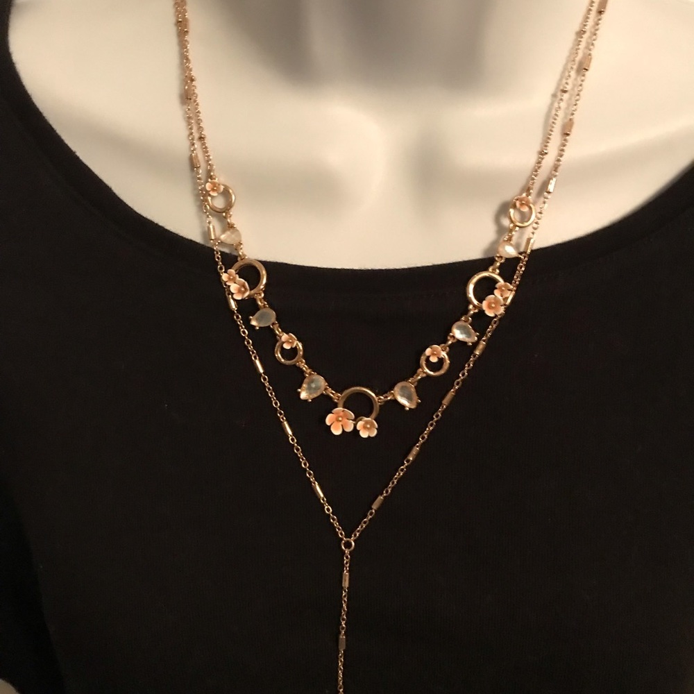 Lonna & Lily layered flower strand necklace